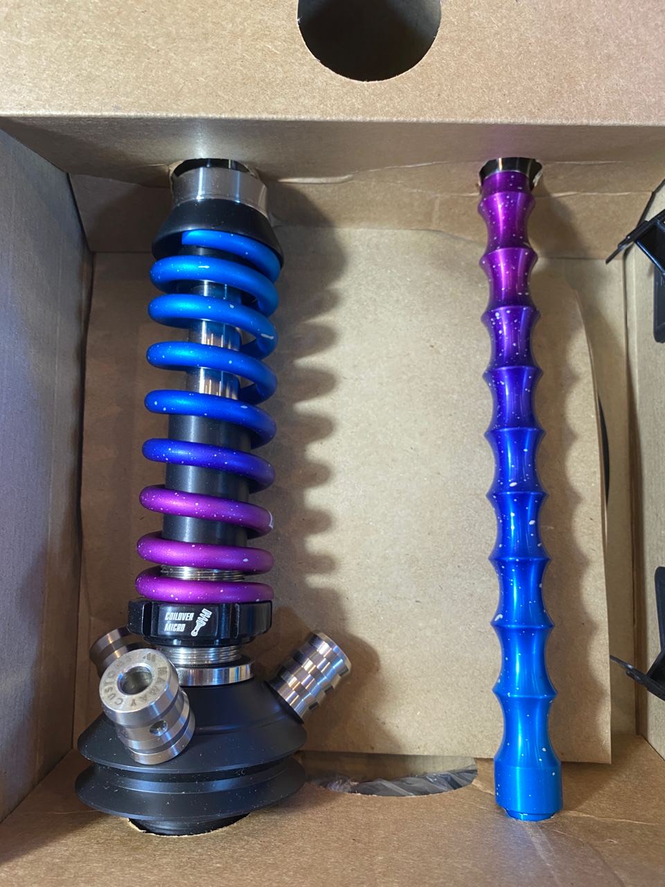 Кальян - Mamay - Coilovers Micro Анодирование - ( Космос шахта - космос спираль )