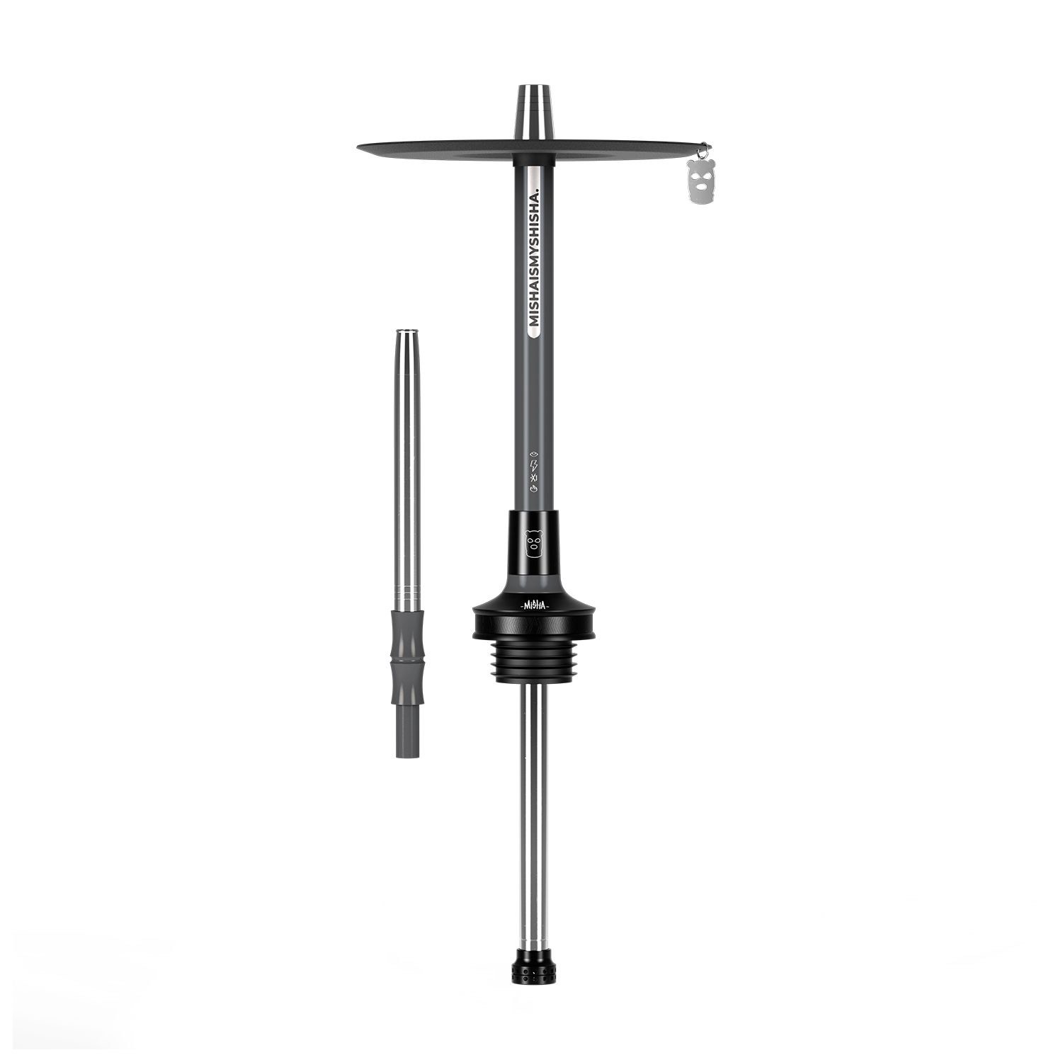 Кальян - Misha Revolt - Nardo Grey ( шахта, мундштук,шланг ) - RVNGR