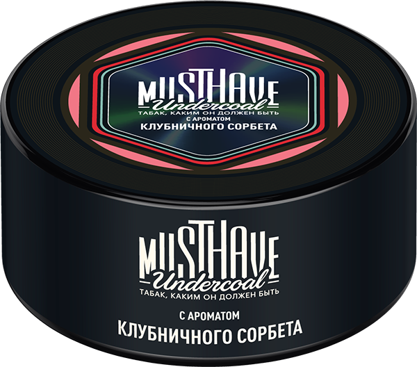New - Табак для кальяна - Must Have - ( с ароматом клубничного сорбета ) 125 г