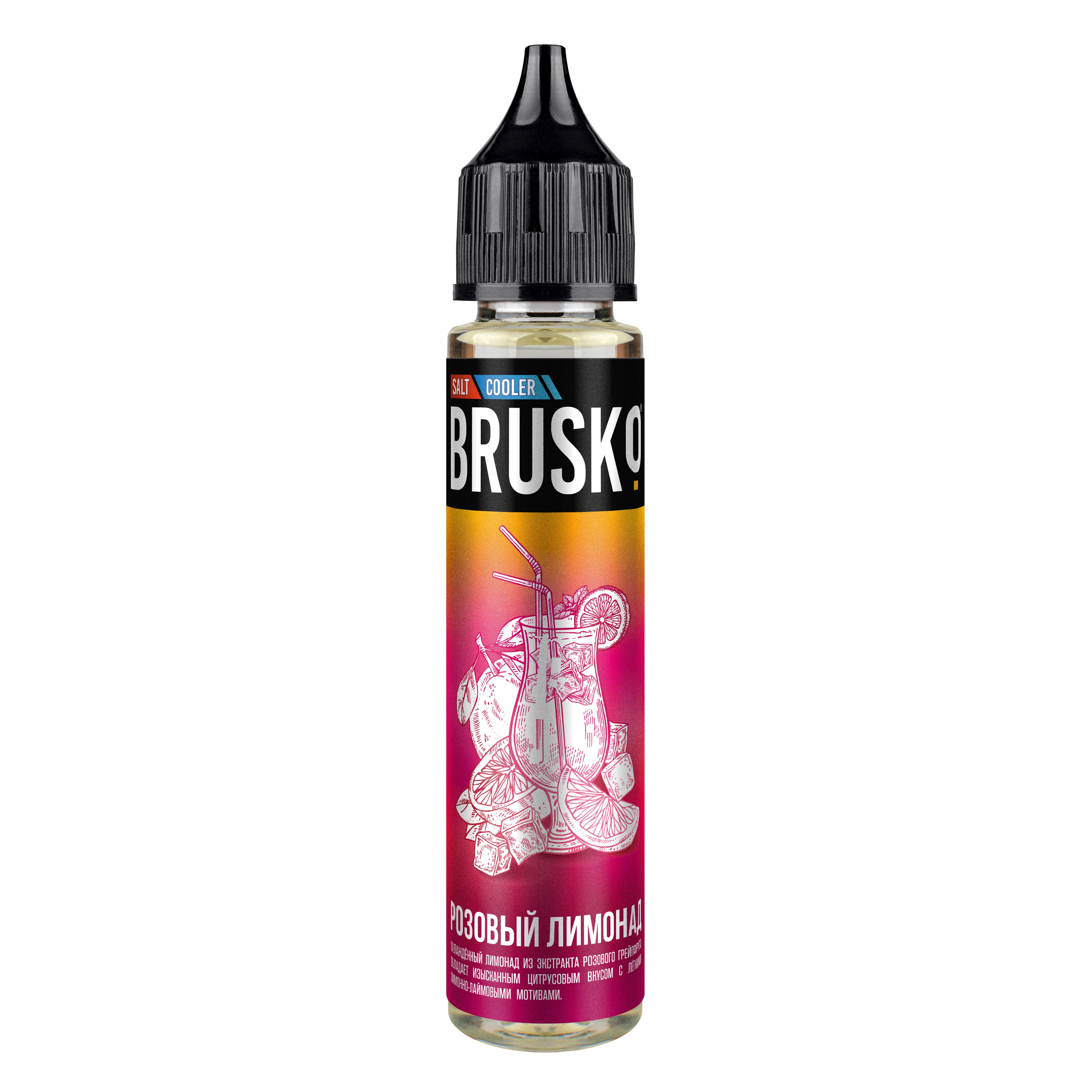 Жидкость - Brusko - Salt 50 - Розовый лимонад - 30 ml