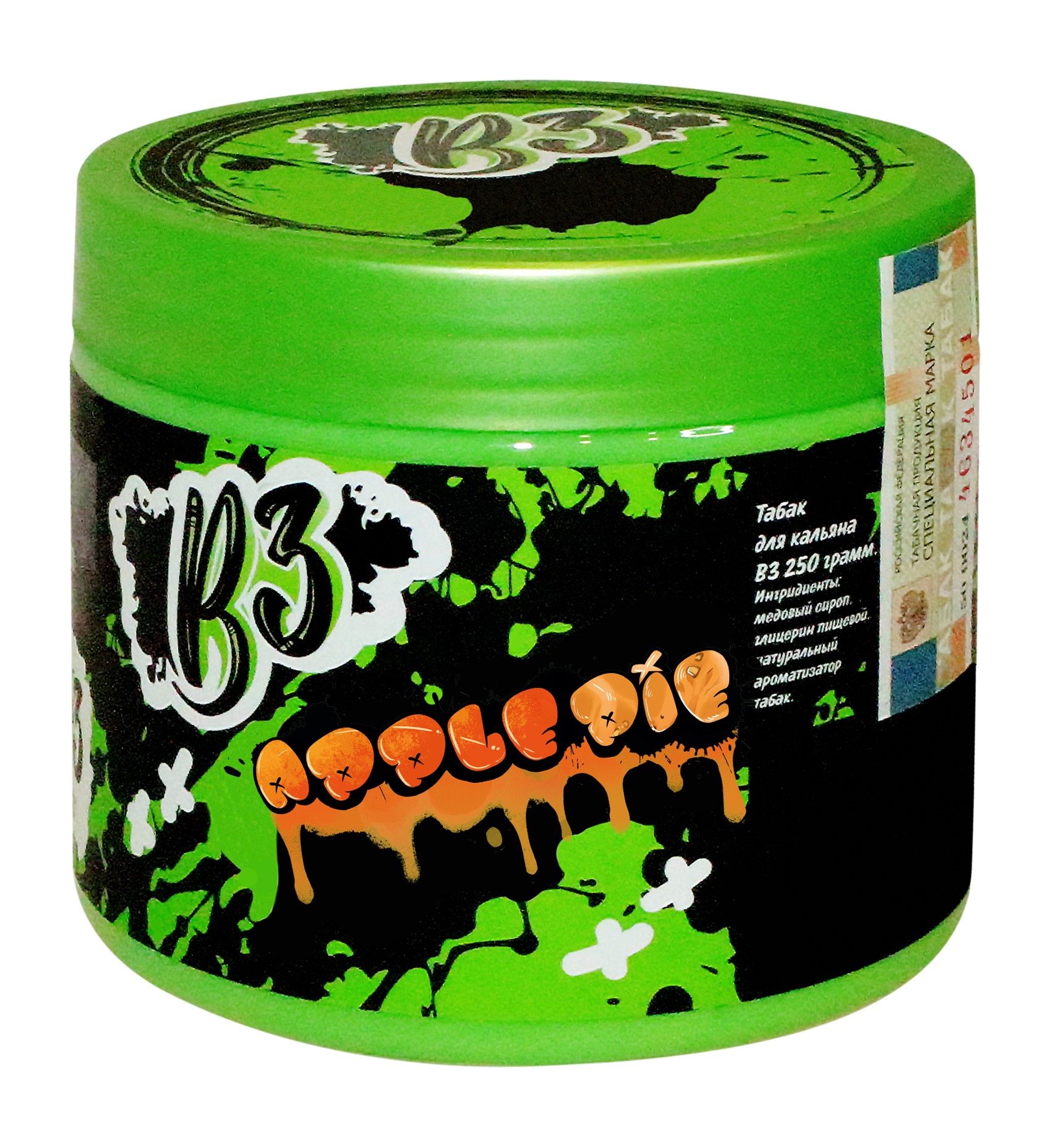 Табак для кальяна - B3 - Apple Pie ( с ароматом Яблочный пирог )  - 250 г