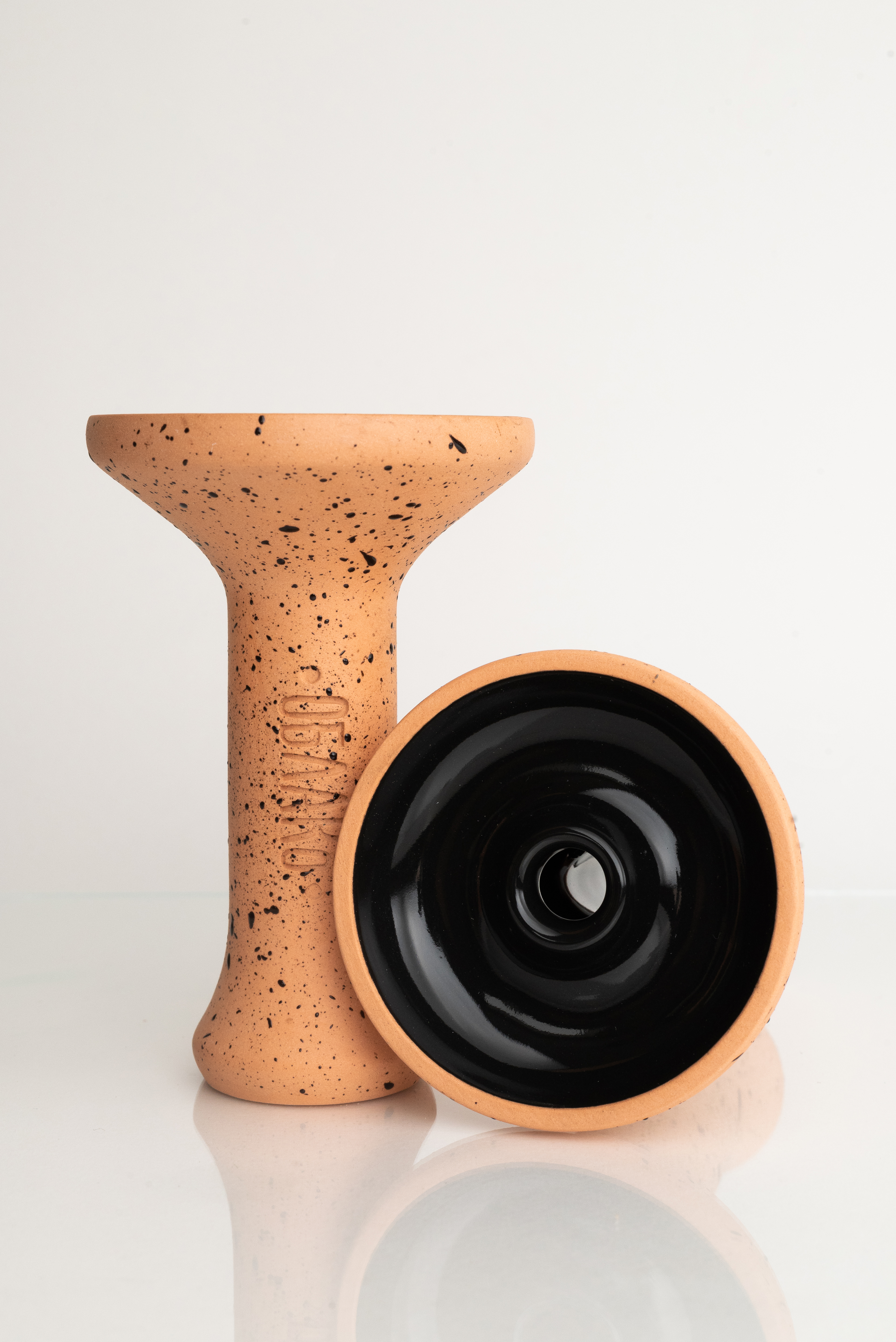 Чаша для кальяна - Облако - Mono - L - Phunnel - оранжевый с черной ( фанэл )