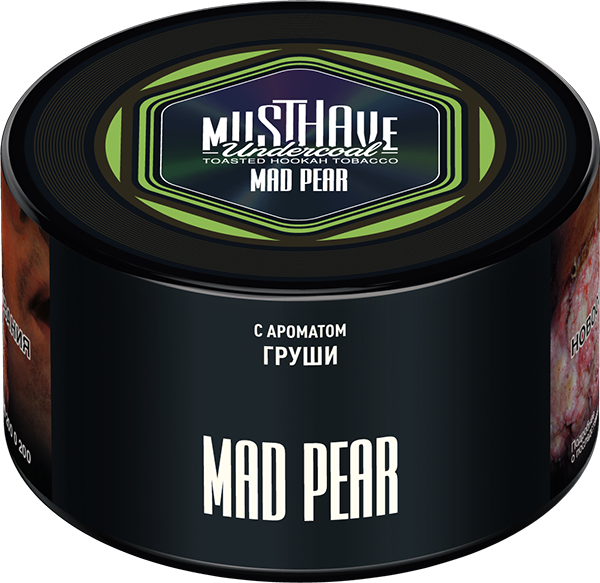 Табак для кальяна - Must Have - MAD PEAR ( с ароматом груши ) - 250 г (Новая фасовка)