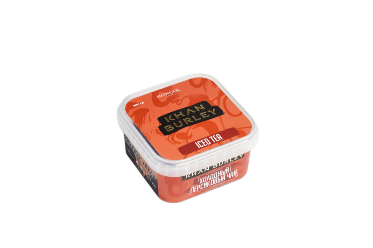 Табак для кальян - Khan Burley - ICED TEA ( с ароматом холодный персиковый чай) - 200г
