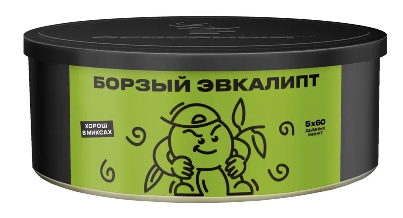 Табак - Северный - Борзый Эвкалипт ( с ароматом эвкалипт ) - 100 г