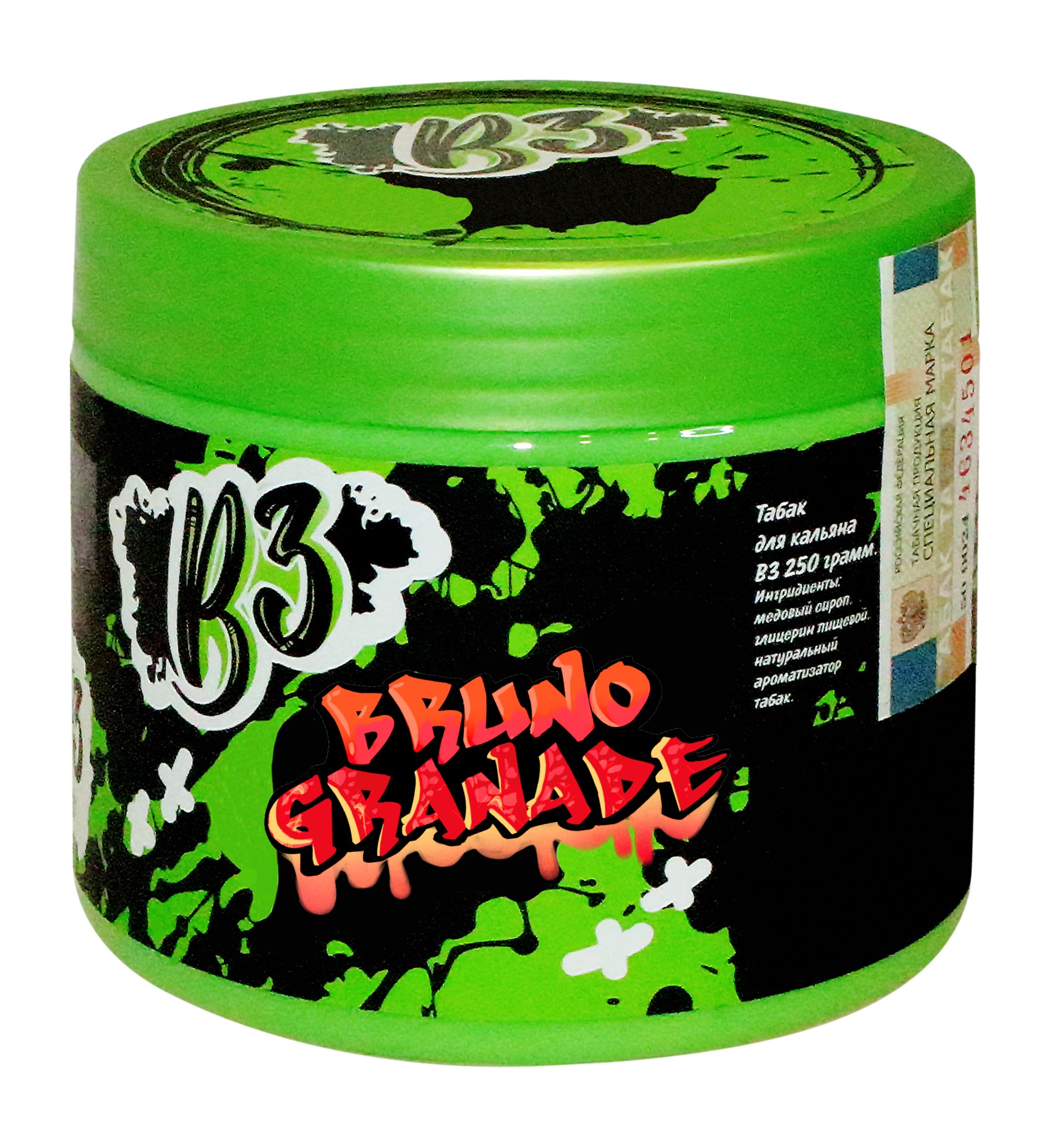 Табак для кальяна - B3 - Bruno Granade ( с ароматом Гранат ) - 250 г