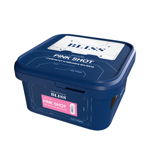 Табак для кальяна - Bliss - PINK SHOT ( с ароматом грейпфрут, клубника, малина ) - контейнер 250 г