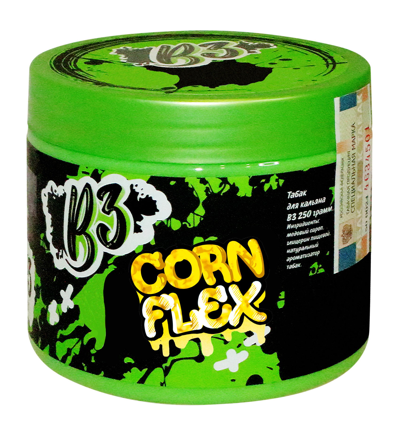 Табак для кальяна - B3 - Corn Flex ( с ароматом Кукурузные хлопья ) - 250 г