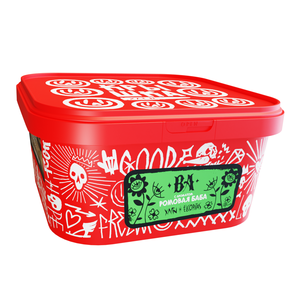 Табак для кальяна - Хулиган Elcopitas - BA ( с ароматом ромовая баба ) - 200 г