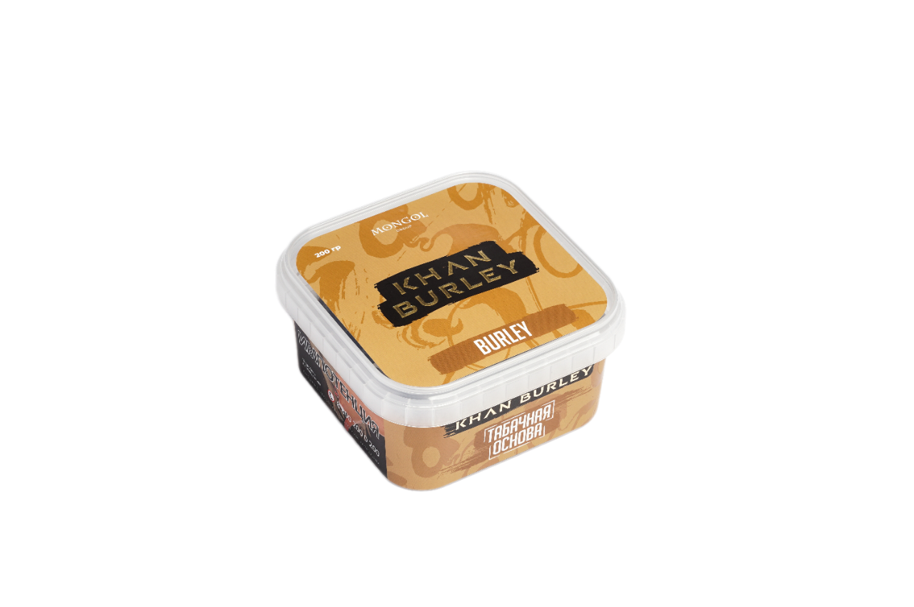 Табак для кальян - Khan Burley - BURLEY ( с ароматом табачная основа ) - 200г