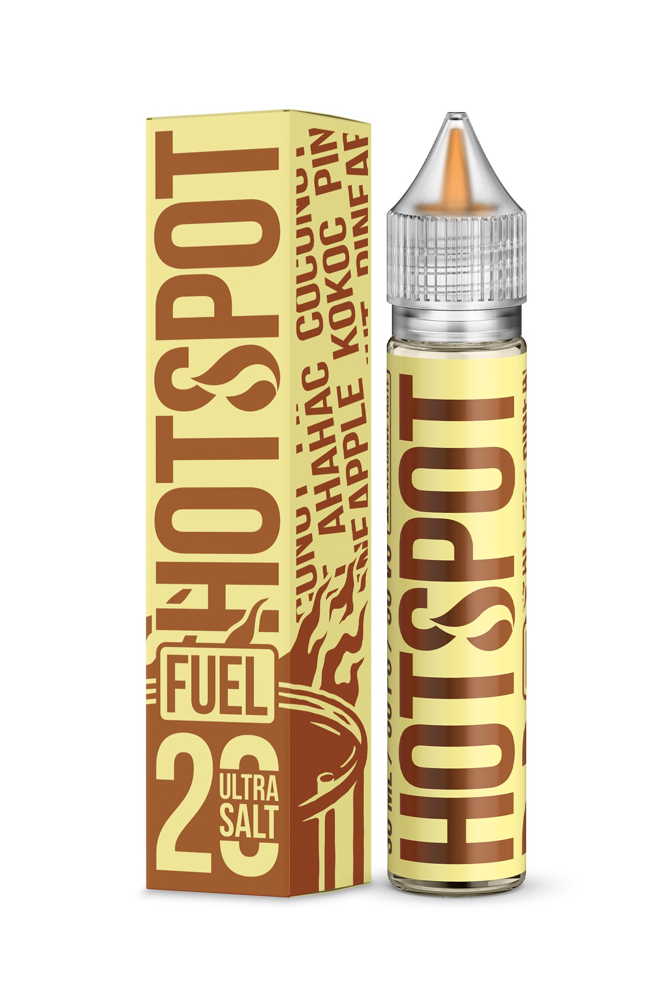 Жидкость - Hotspot Fuel - Ultra S - Pineapple Coconut - 30 ml
