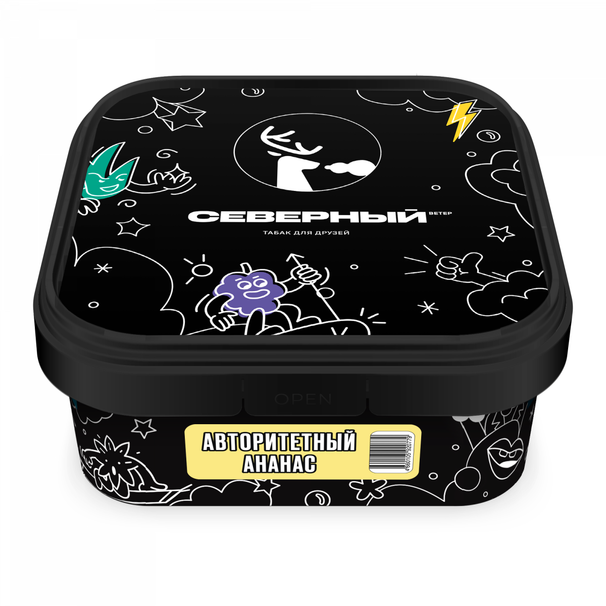 Табак для кальяна - Северный - АВТОРИТЕТНЫЙ АНАНАС ( с ароматом ананас ) - 200 г