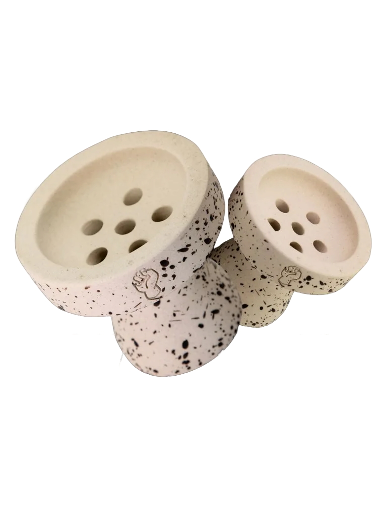 Чаша для кальяна - Moon x SmokyTrip - Spike 2.0 ( white / убивашка )