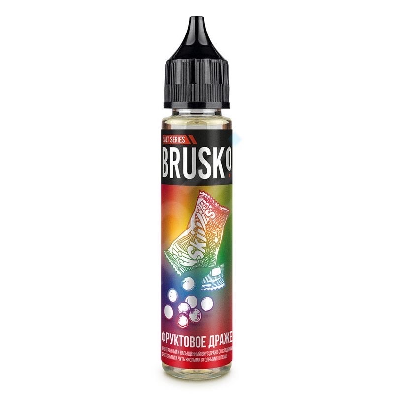 Жидкость - Brusko - Salt 50 - Фруктовый драже - 30 ml