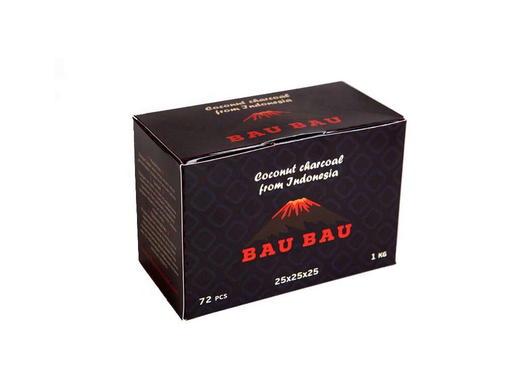 Уголь - Bau Bau - 25 мм - 1 кг ( коробка кратно 18 )