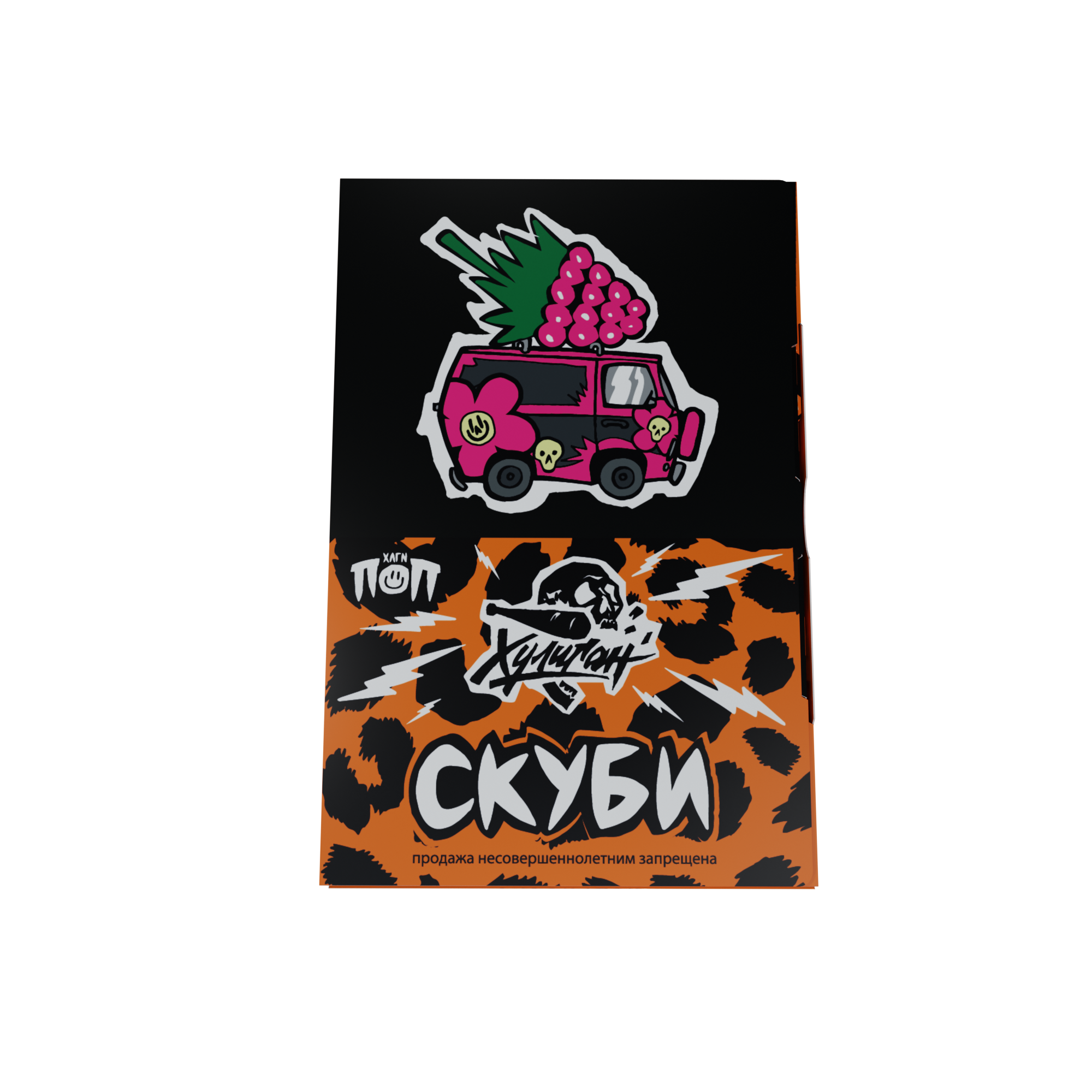 Табак для кальяна - Хулиган поп - Скуби ( с ароматом цветочная малина ) - 25 г