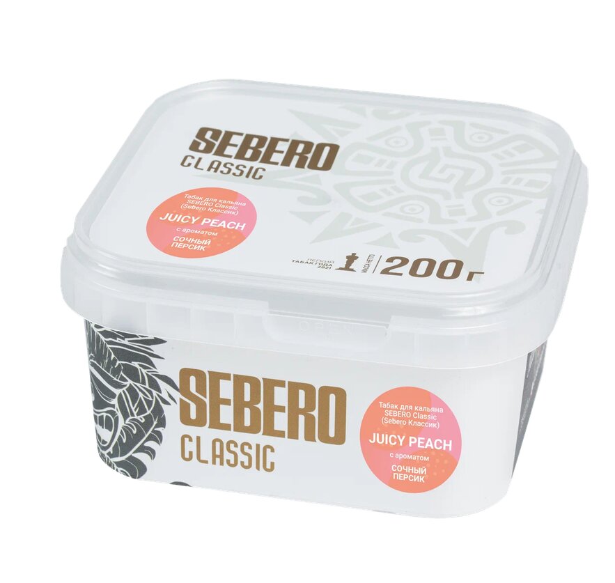 Табак для кальяна - Sebero - JUICY PEACH ( с ароматом сочный персик ) - 200 г
