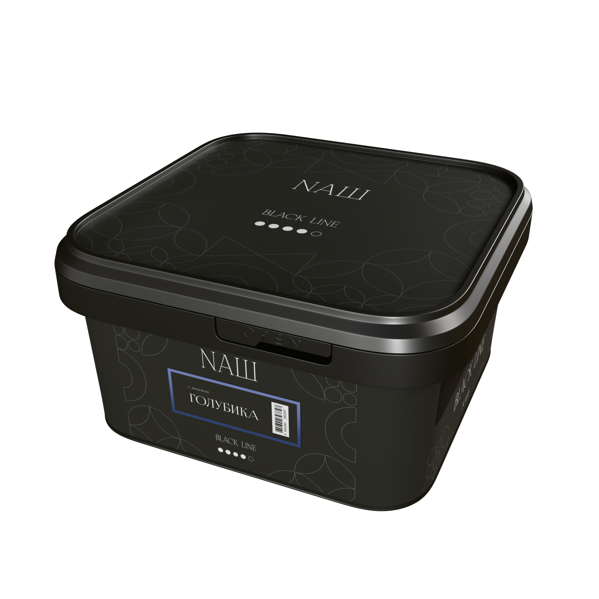 Табак для кальяна - Nаш Black - ГОЛУБИКА ( с ароматом голубика ) - 200 г