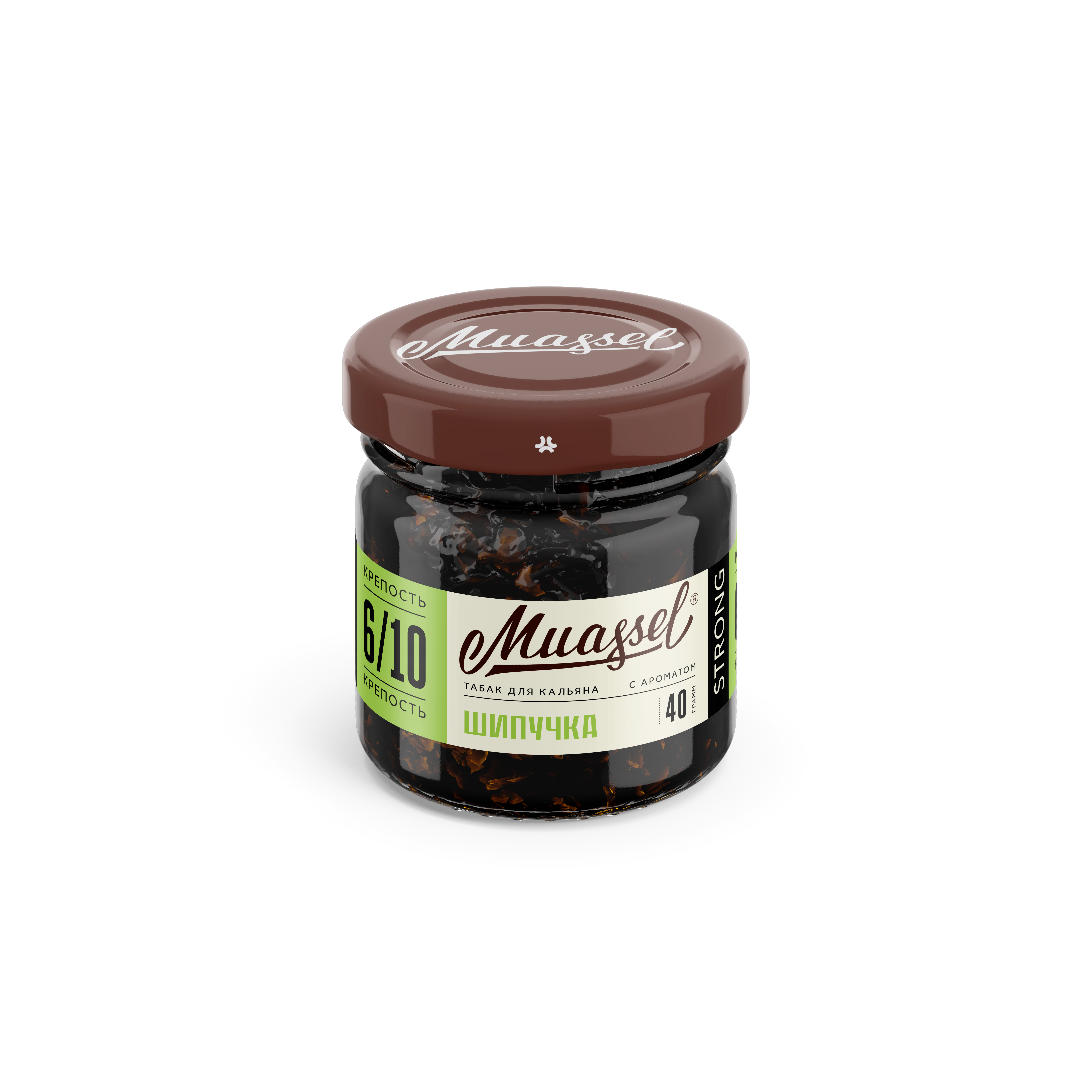 Табак для кальяна - Muassel strong 6/10 - Шипучка ( с ароматом лимонной конфетки ) - 40 г