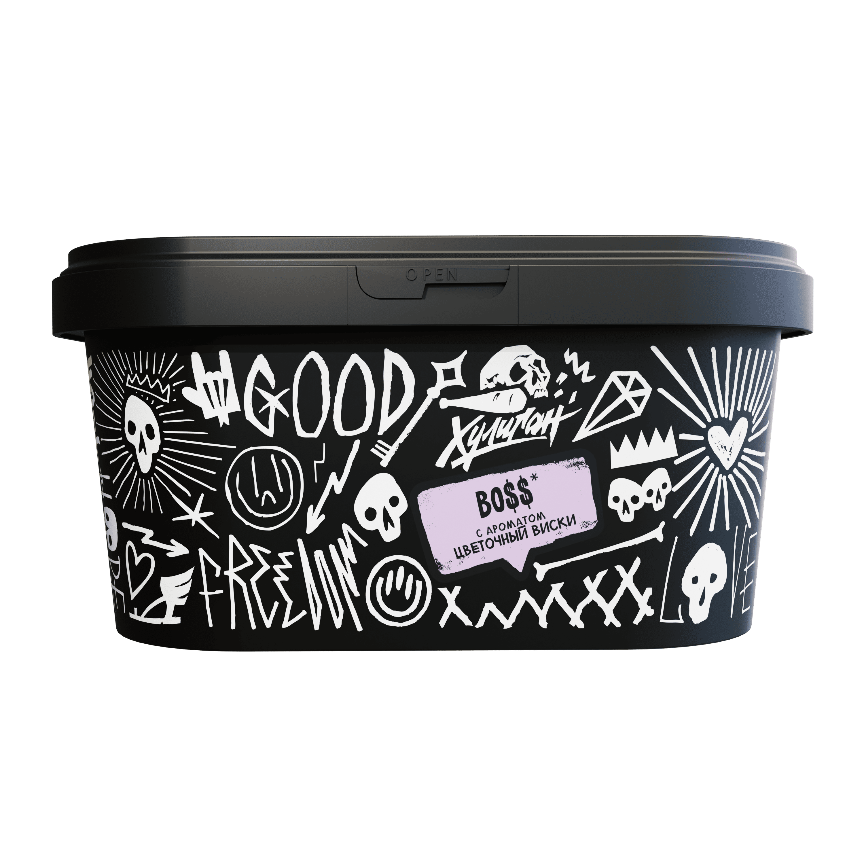 Табак для кальяна - Хулиган - BOSS ( с ароматом цветочный виски ) - 200 г
