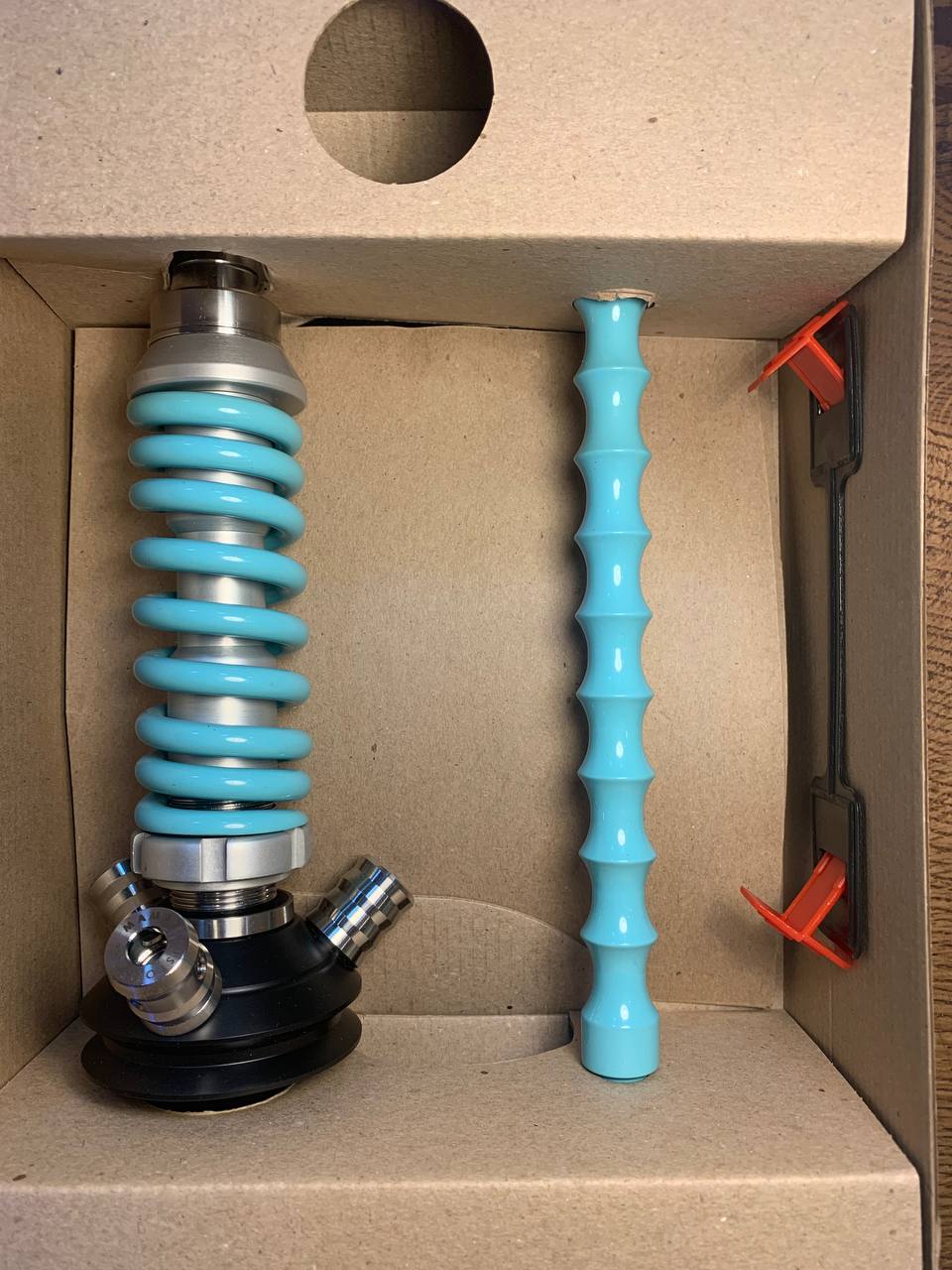 Кальян - Mamay - Coilovers Micro - ( Хром шахта - мята спираль )