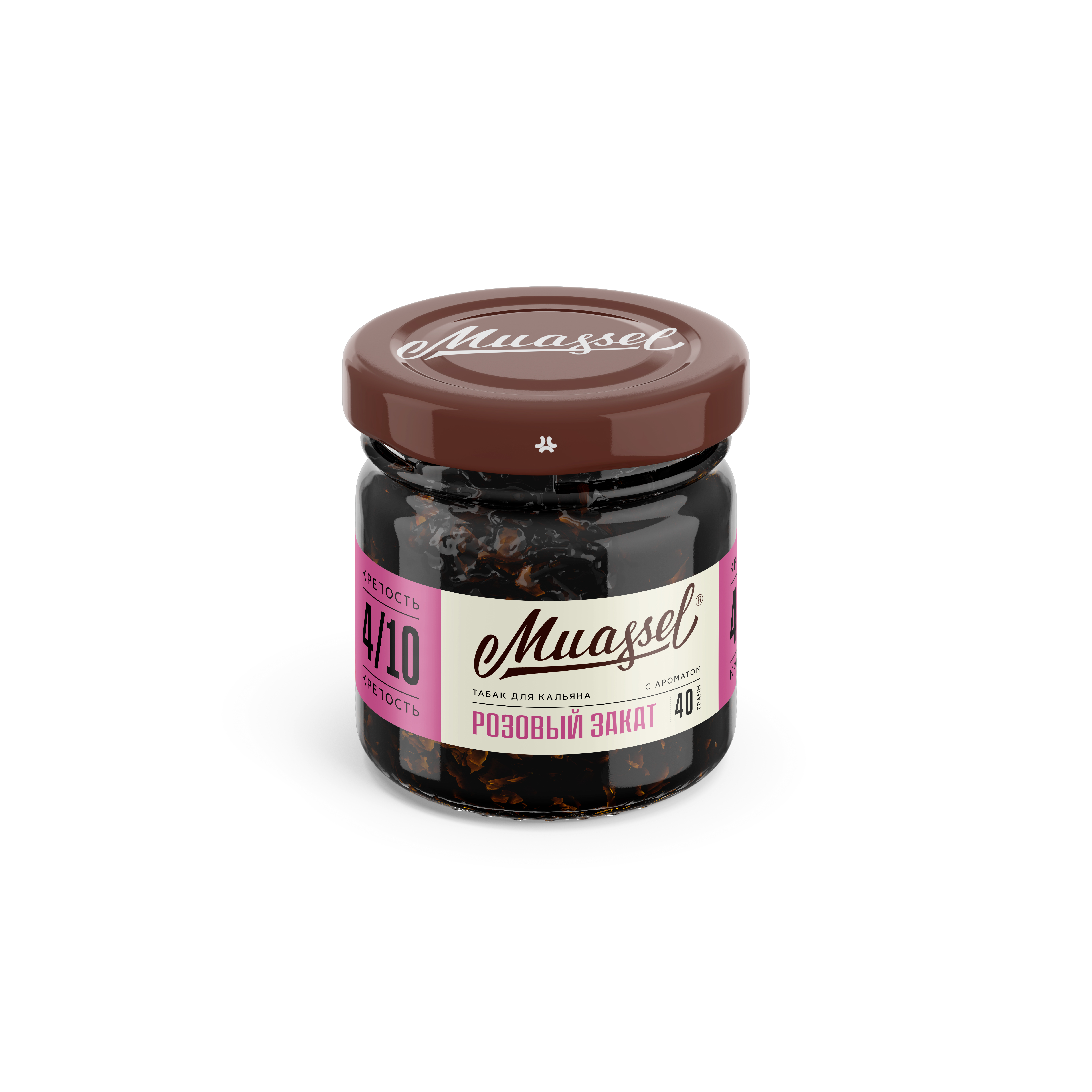 Табак для кальяна - Muassel medium 4/10 - Розовый закат ( с ароматом цветы, ягоды ) - 40 г