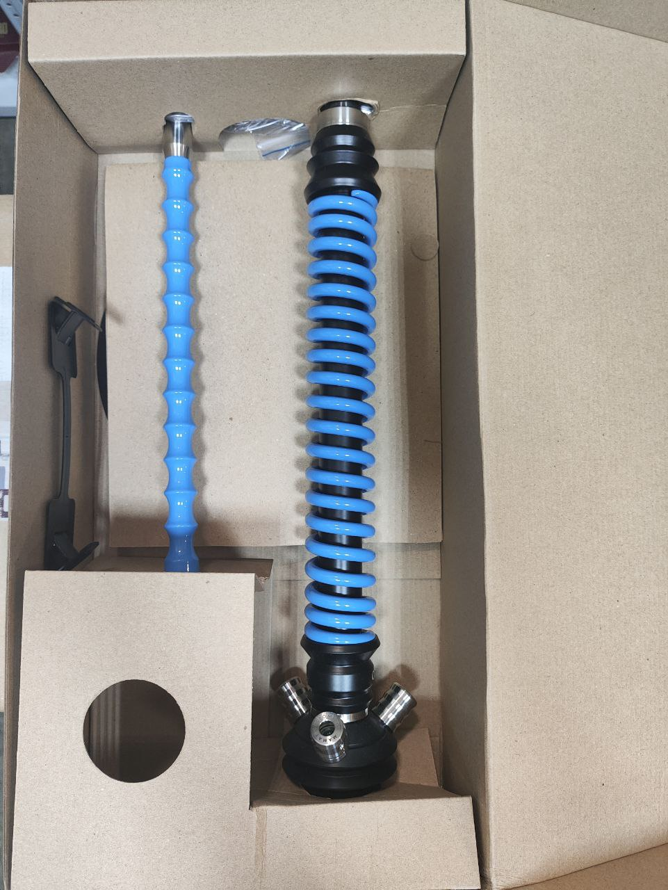 Кальян - Mamay - Coilovers - ( Черная шахта - голубая спираль )