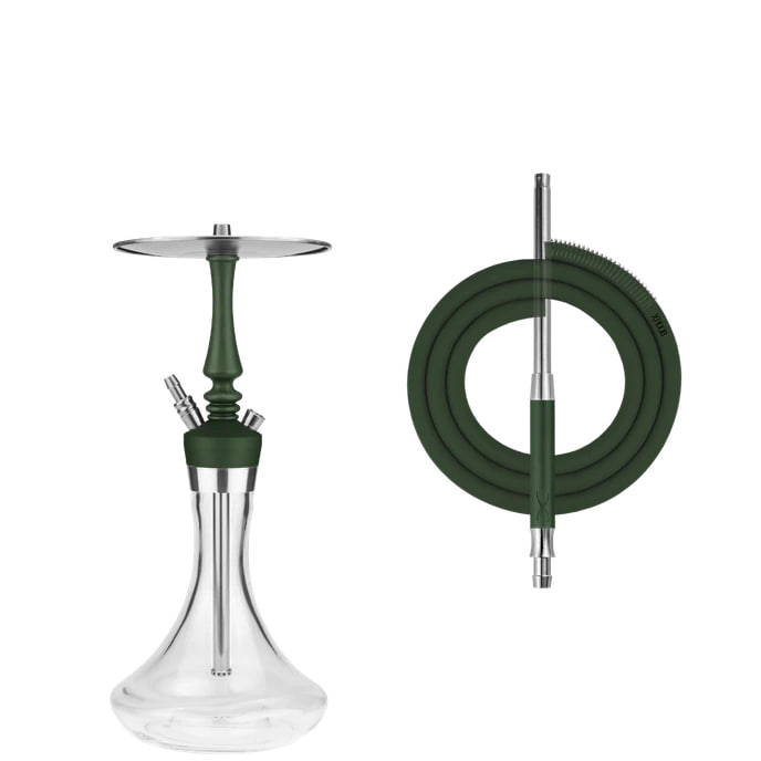 Кальян - Hoob - Mars Pro Mini - British Rasing Green ( Steel ) ( без колбы )