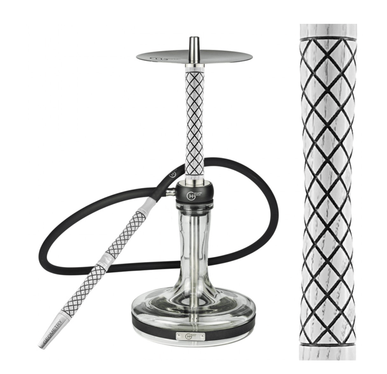 Кальян - Geometry - Little Bro - Rhombus ( Белый )