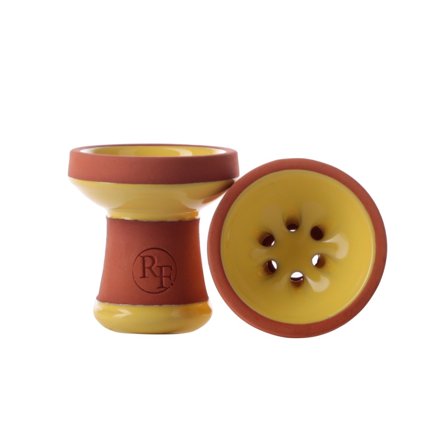 Чаша для кальяна - RF - Rainbow - Yellow ( фанэл )