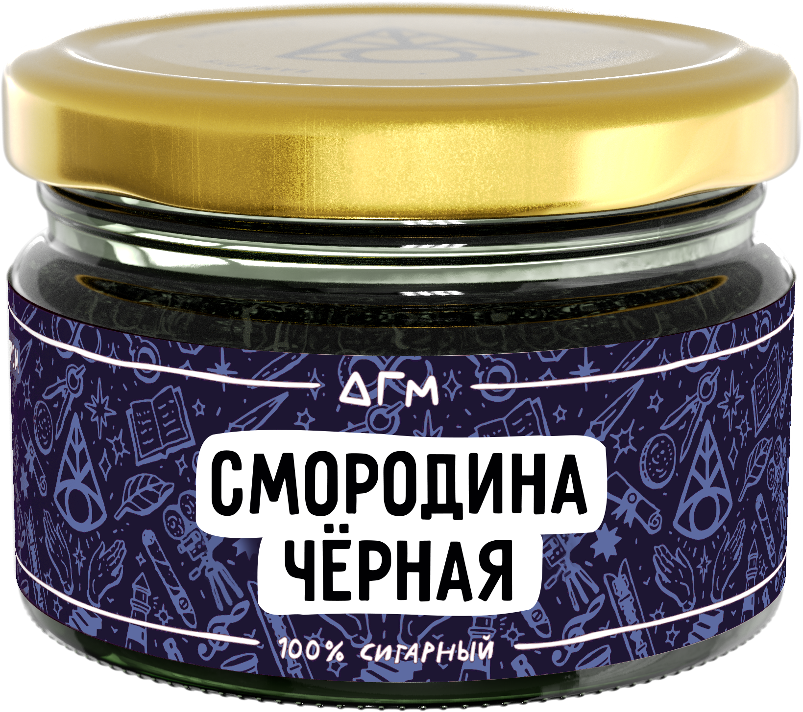 Табак для кальяна - Dogma - СМОРОДИНА ЧЁРНАЯ ( с ароматом чёрная смородина ) - 80 г