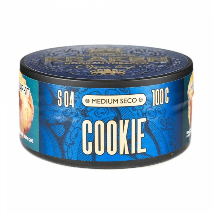 Табак для кальяна - Kraken - MS - Cookie ( с ароматом печенье ) - 100 г