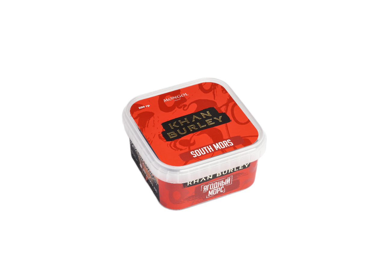 Табак для кальян - Khan Burley - SOUTH MORS ( с ароматом охлажденный морс ) - 200 г