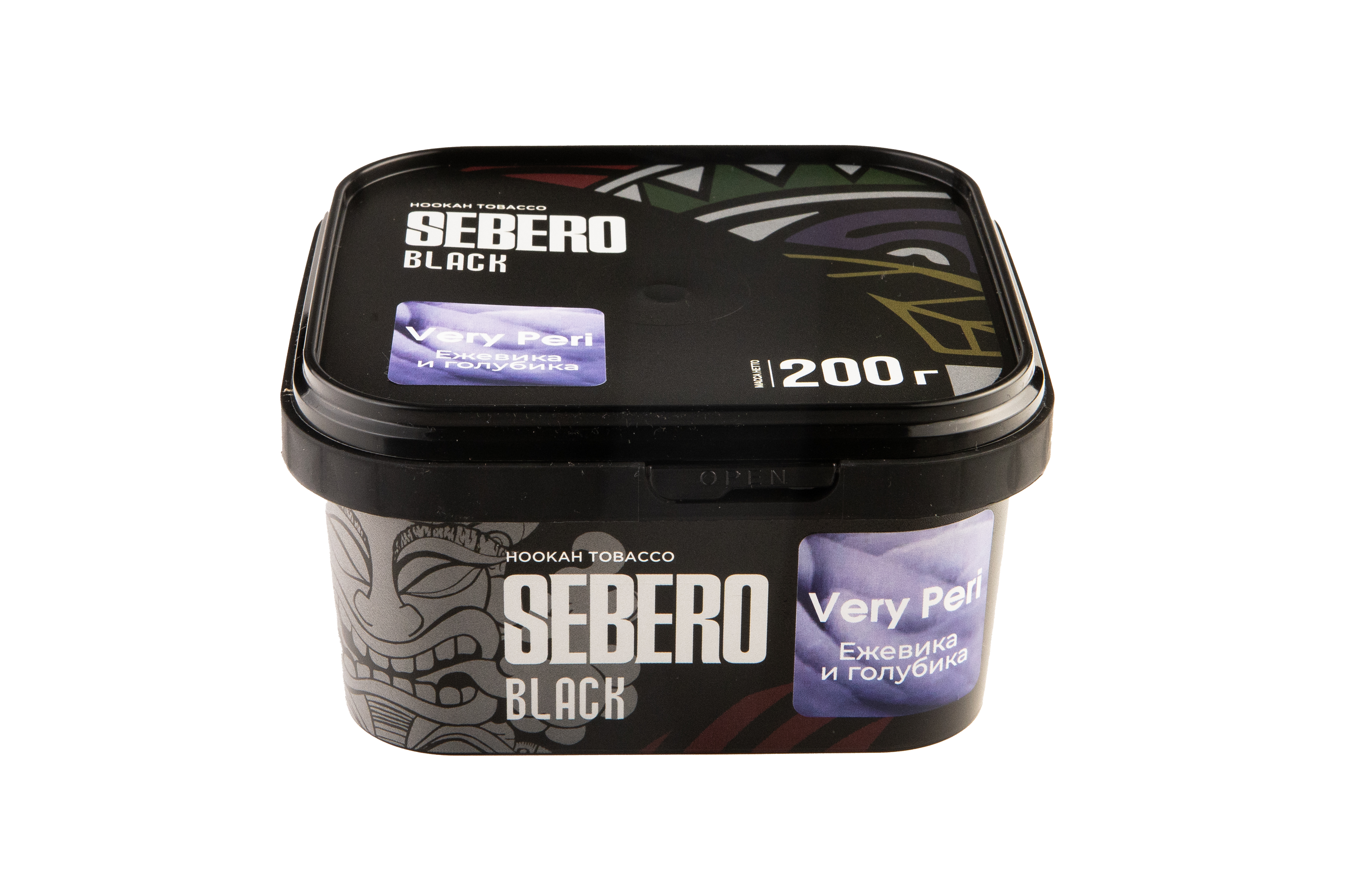 Табак для кальяна - Sebero black - VERY PERI ( с ароматом ежевика и голубика ) - 200 г