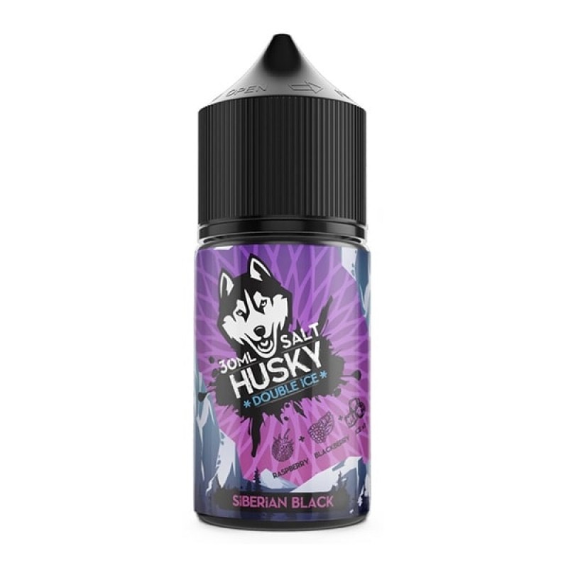 Жидкость - Husky Double Ice - Siberian Black - strong - 30 ml