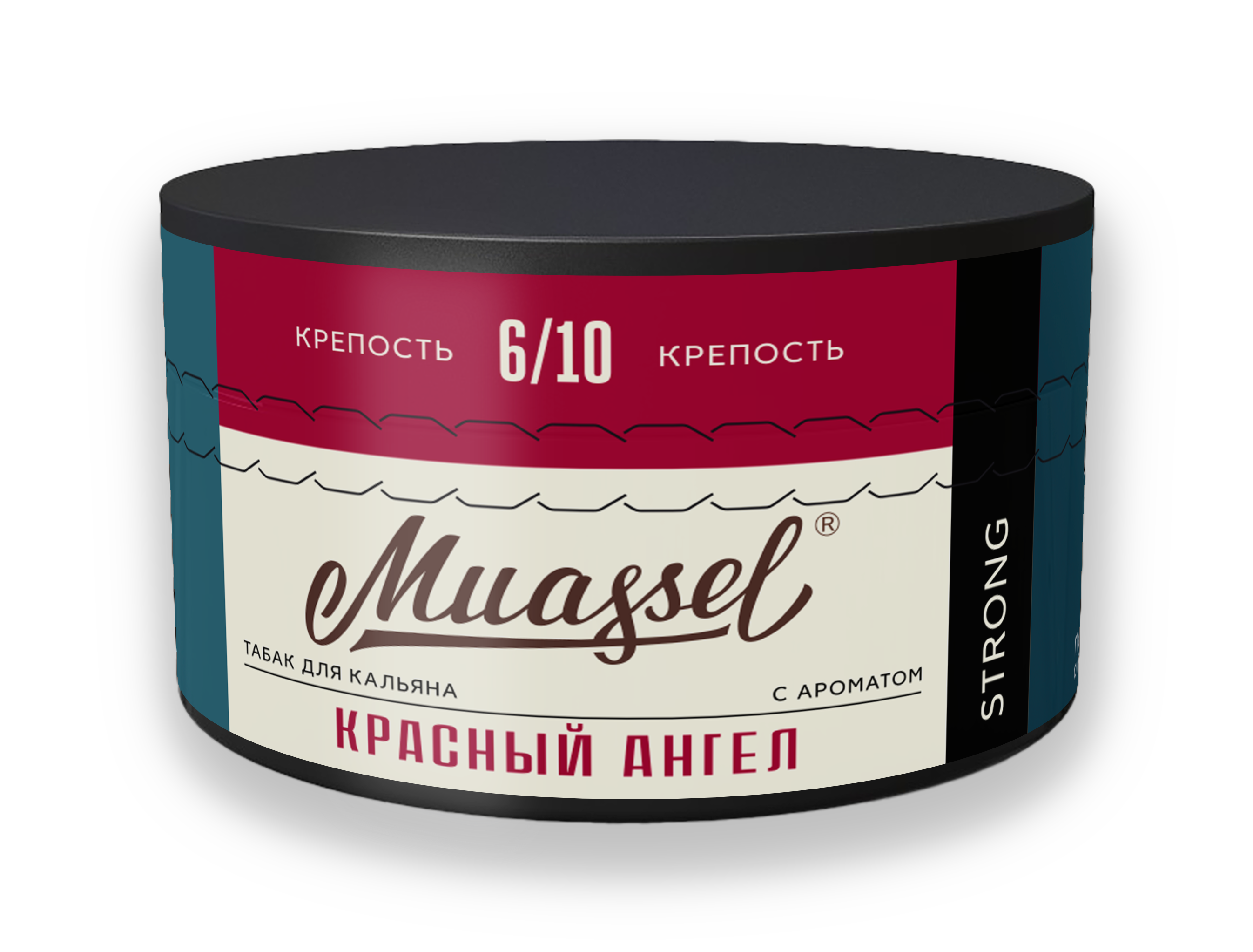 Табак для кальяна - Muassel Medium 4/10 - КРАСНЫЙ АНГЕЛ ( с ароматом клубника, цитрус ) - 200 г