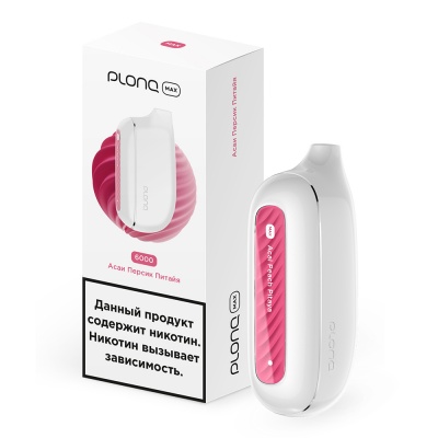 ЭСДН - Plonq Max 6000 - Питайя Персик Асаи