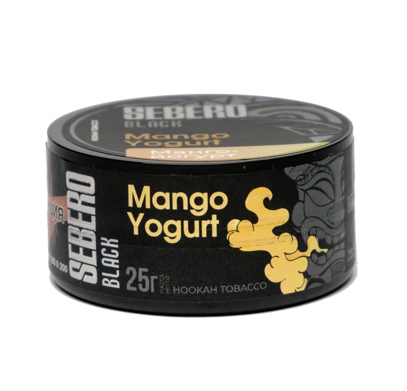 Табак для кальяна - Sebero black - mango yogurt ( с ароматом манго-йогурт ) - 25 г