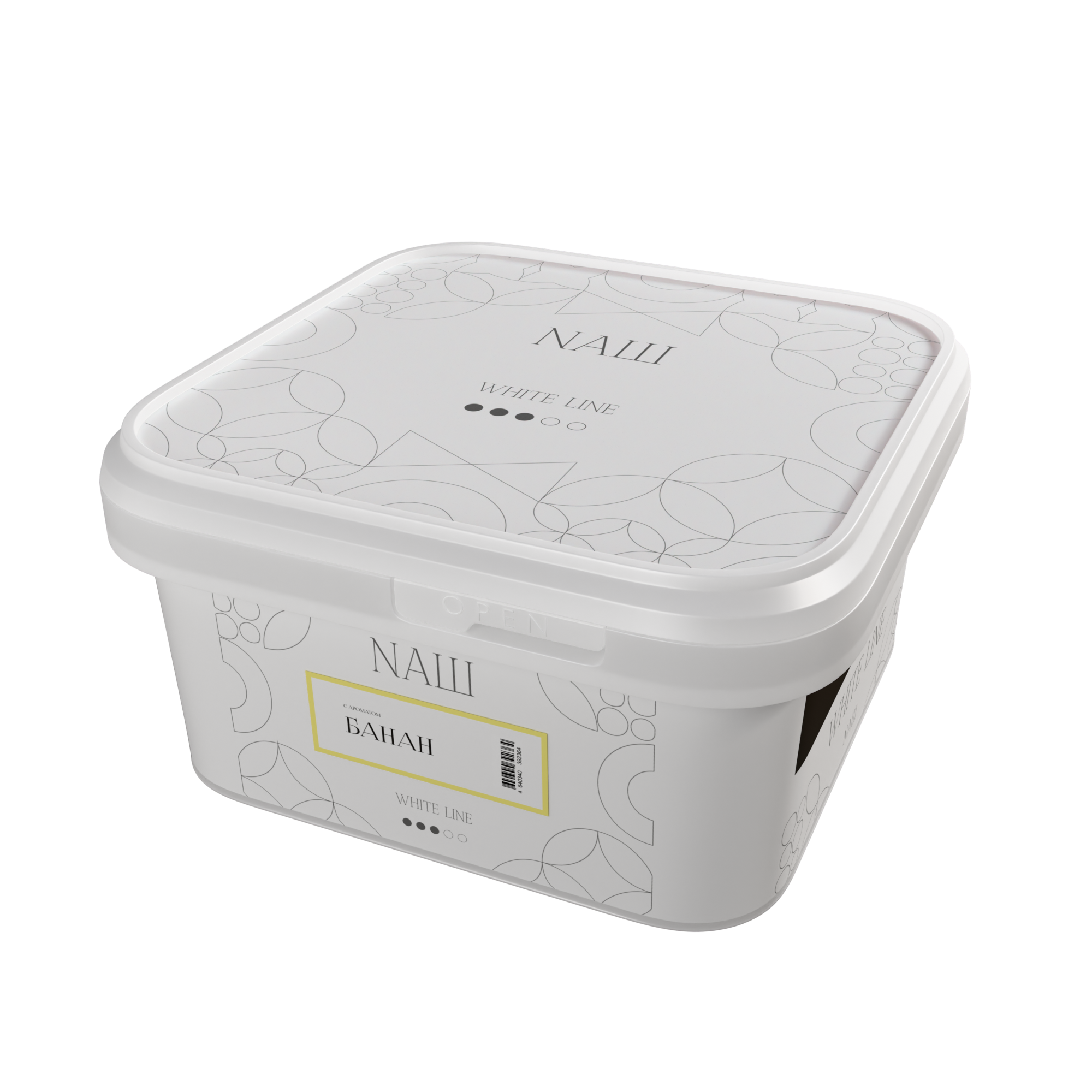 Табак для кальяна - NAШ - БАНАН ( с ароматом банан ) - 200 г