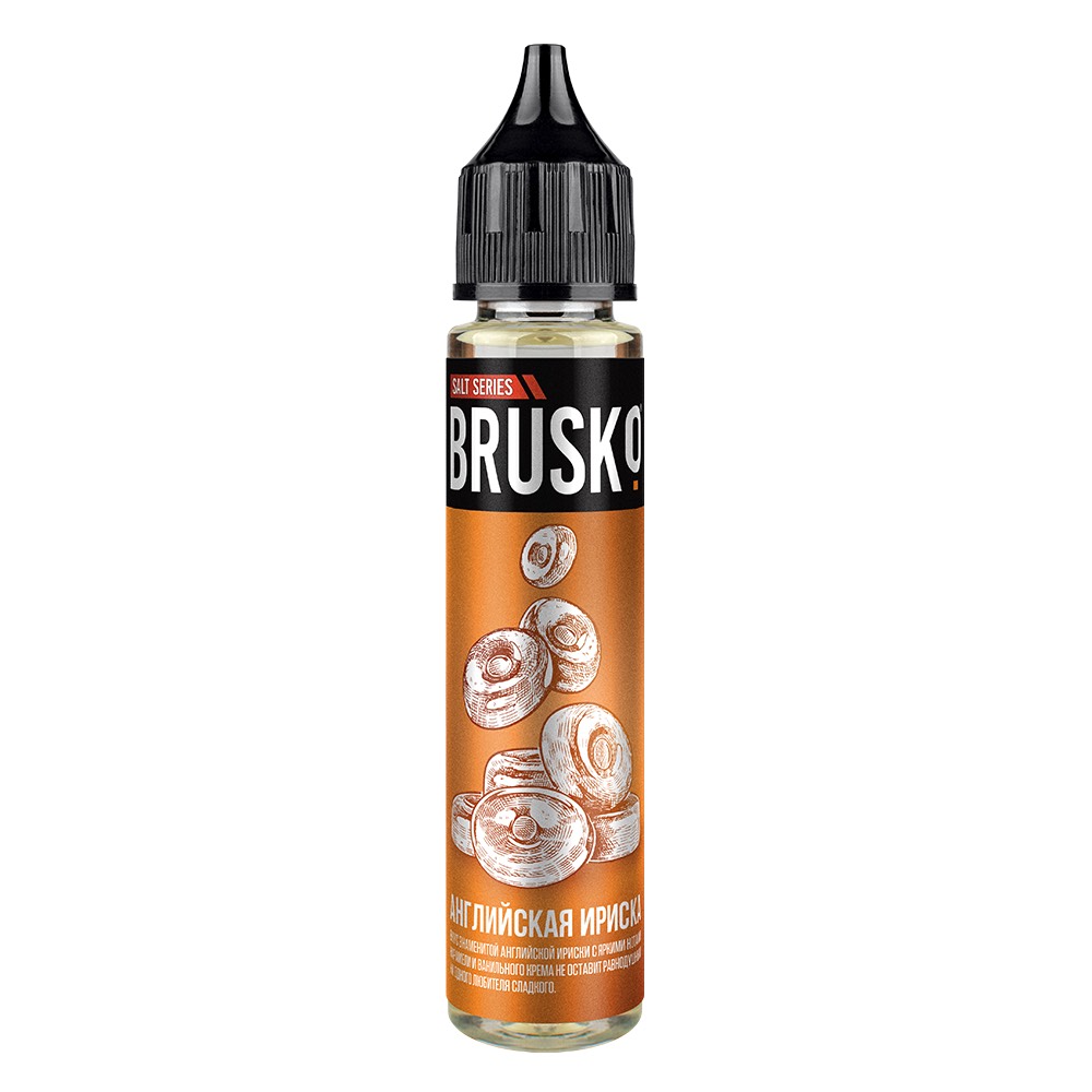 Жидкость - Brusko - Salt 50 - Английская ириска - 30 ml