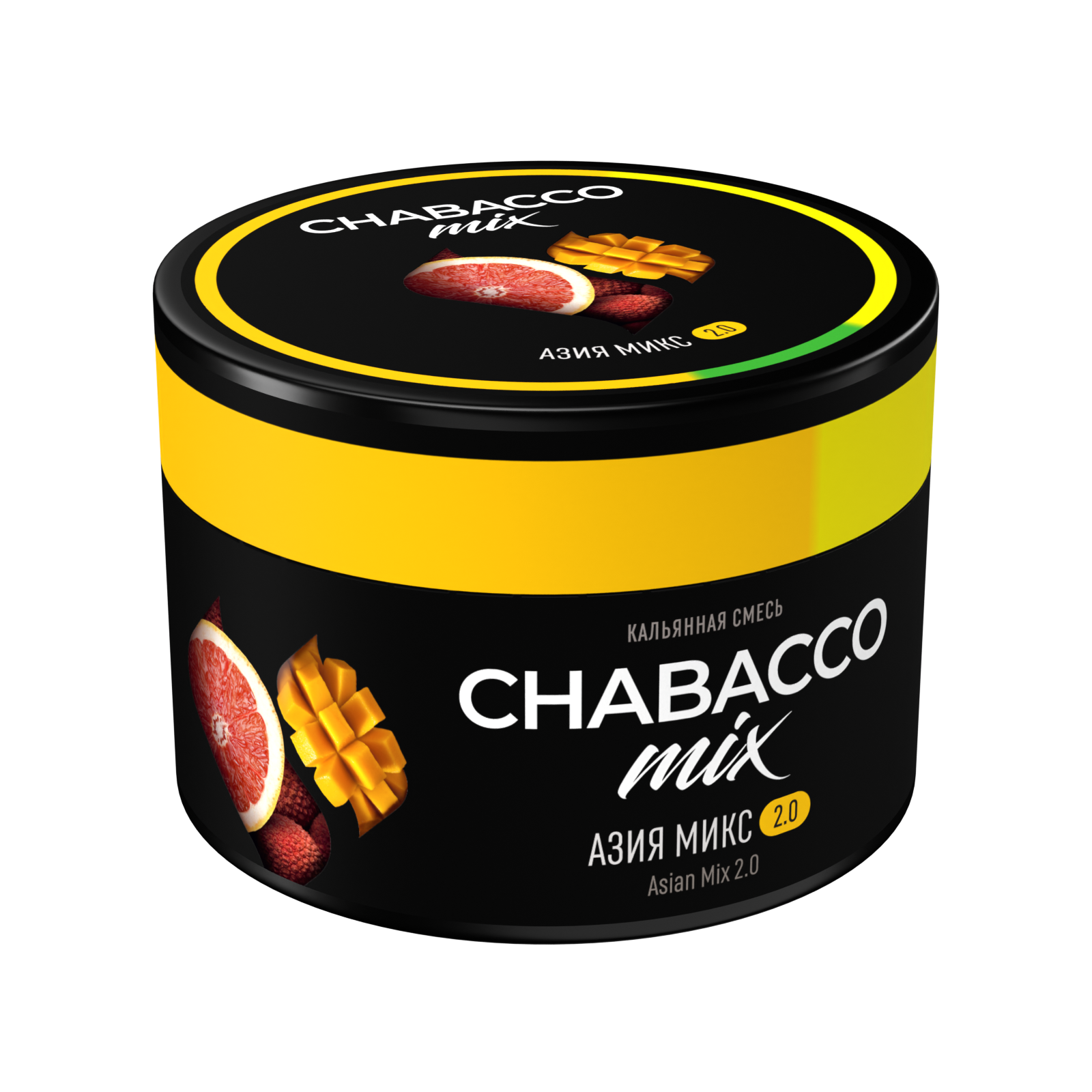 Бестабачная смесь для кальяна - Chabacco Mix - Asian Mix 2.0 ( с ароматом азия микс ) - 40 г