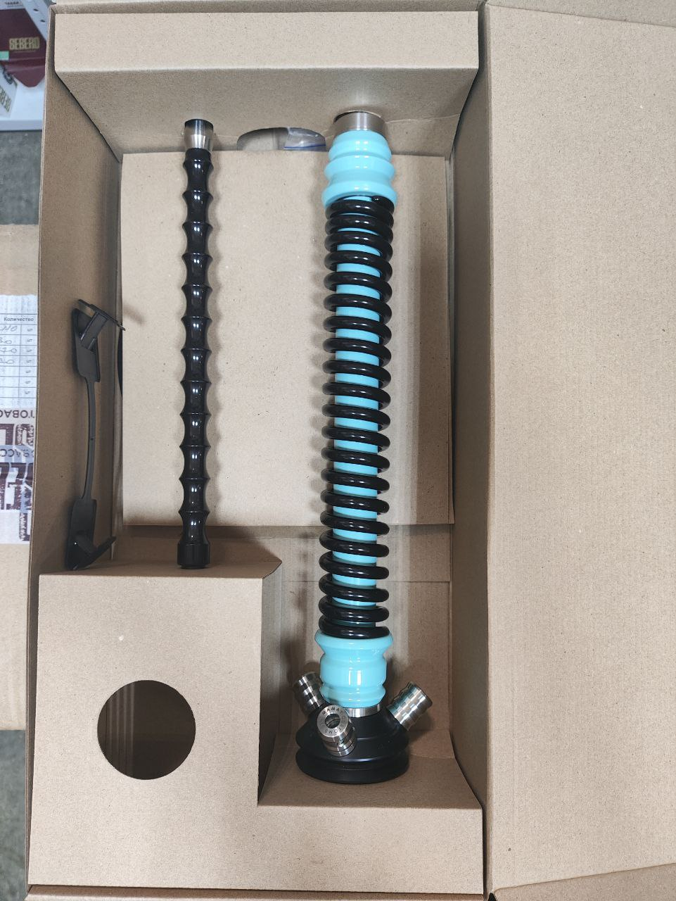 Кальян - Mamay - Coilovers - ( Мята шахта - черная спираль ) - 1.13