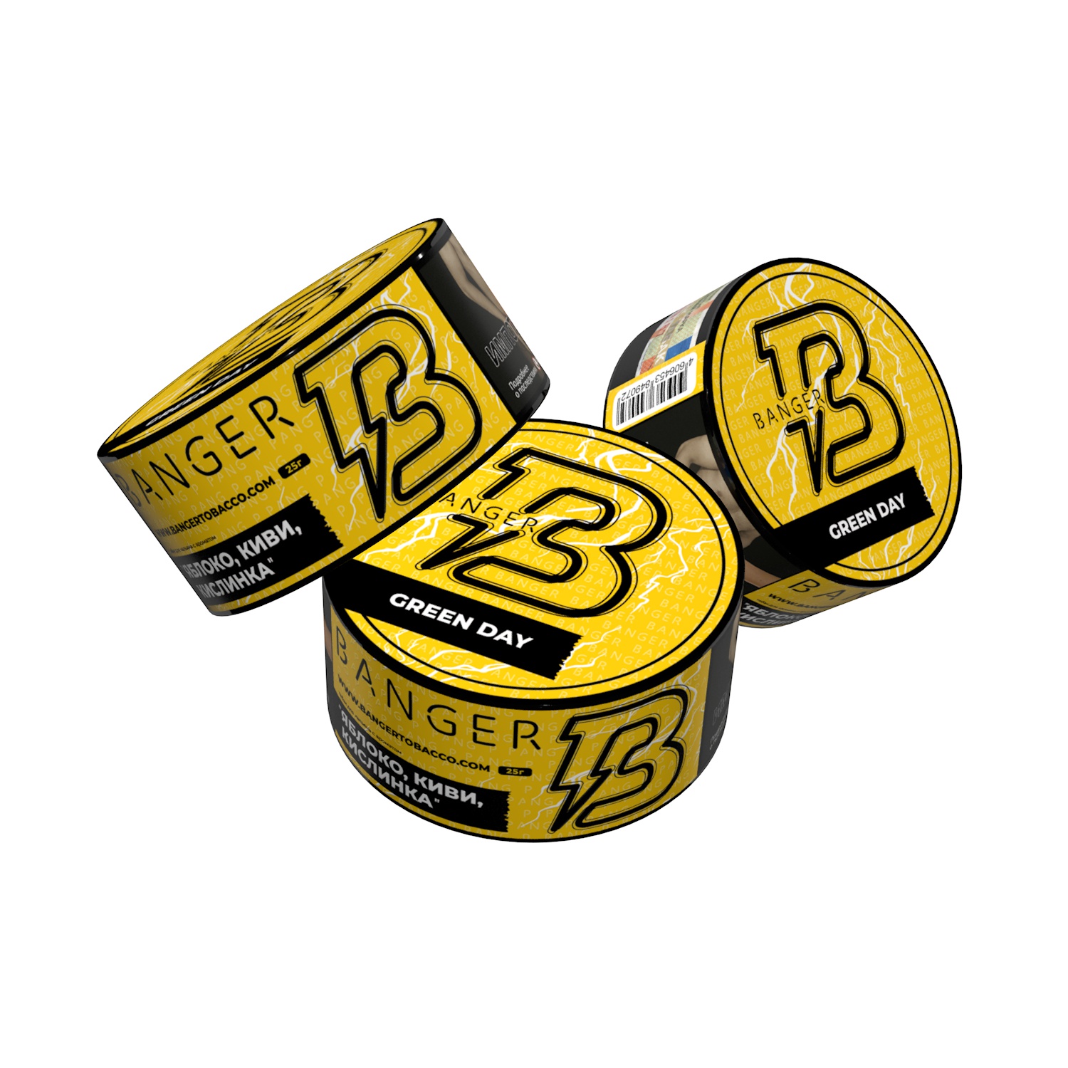 Табак для кальяна - Banger - Green day - ( с ароматом Яблоко киви кислинка ) - 25 г