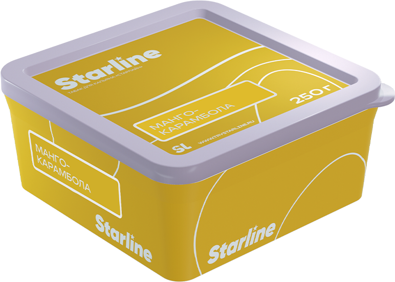 Табак для кальяна - Starline - КАРАМБОЛА МАНГО ( с ароматом манго и карамболы ) - 250 г