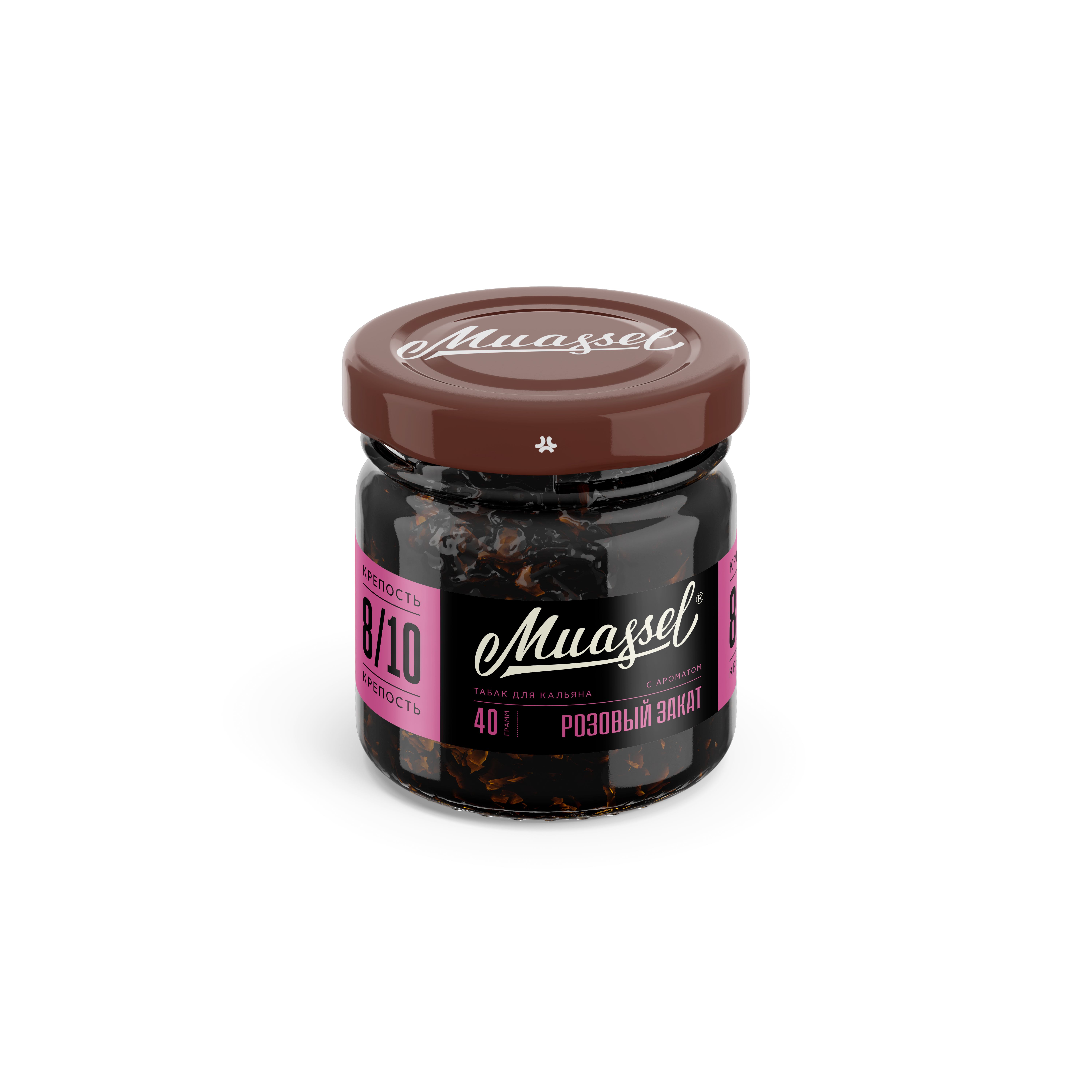 Табак для кальяна - Muassel extra strong 8/10 - Розовый закат ( с ароматом цветы, ягоды ) - 40 г