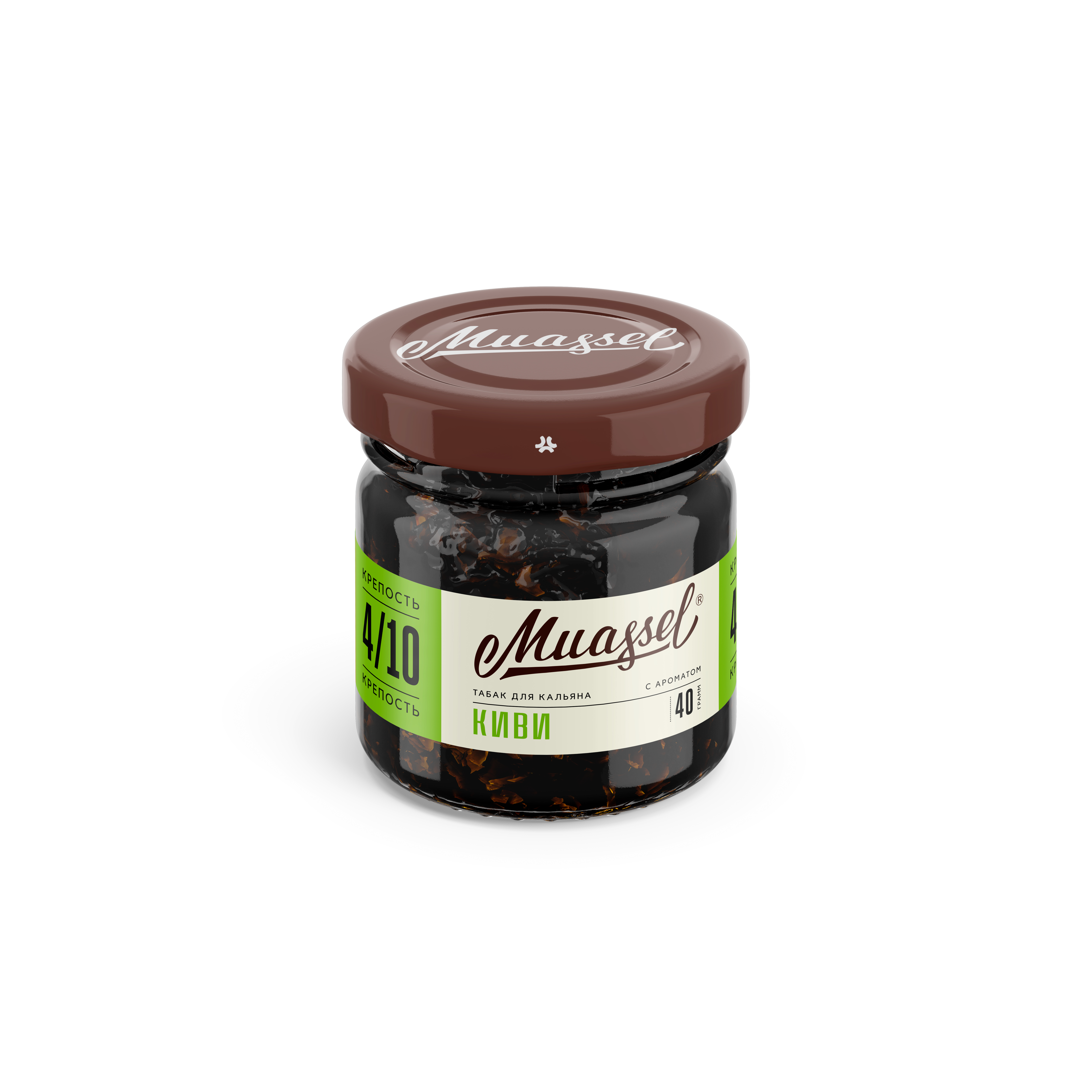 Табак для кальяна - Muassel medium 4/10 - Киви ( с ароматом киви ) - 40 г