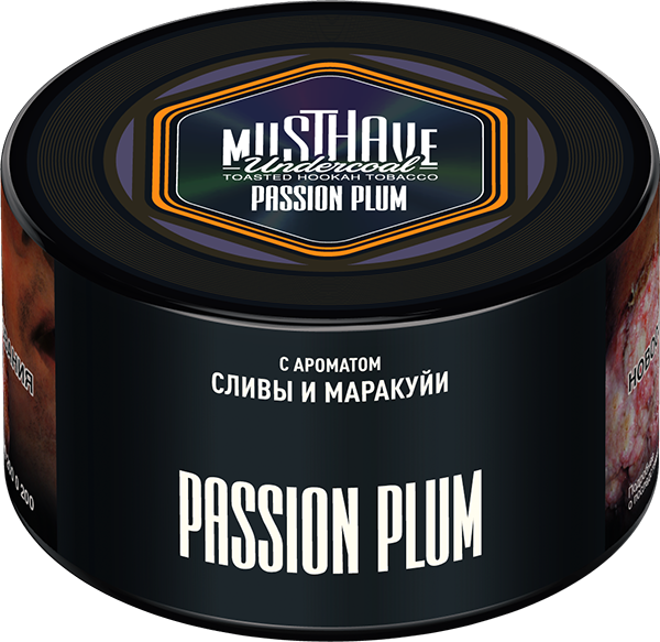 Табак для кальяна - Must Have - PASSION PLUM ( с ароматом сливы и маракуйи ) 250 г ( Новая фасовка )
