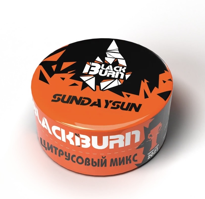 Табак для кальяна - BlackBurn - Sundaysun - ( с ароматом цитрусовый микс ) - 25 г