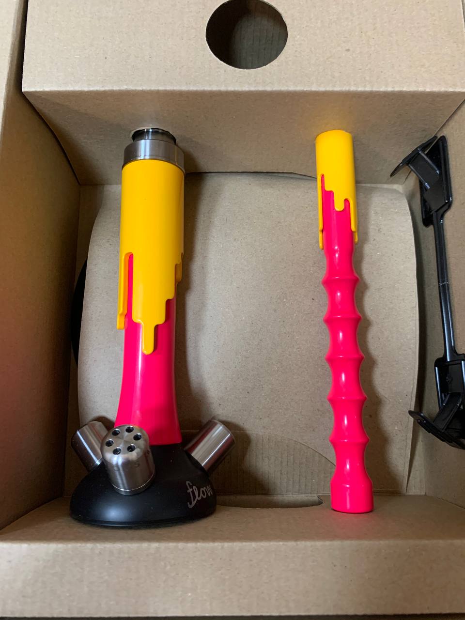 Кальян - Mamay - Flow - ( Розовый Флюр - Желтый )