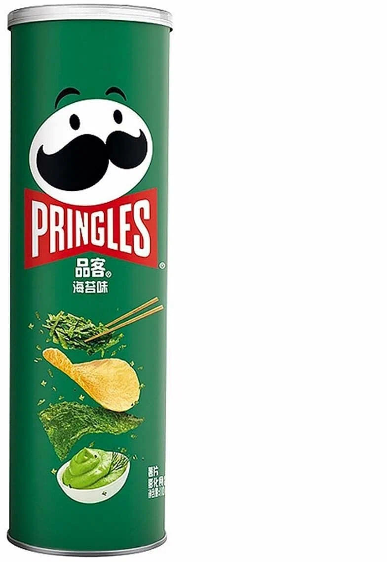 Чипсы Pringles - Со Вкусом Васаби и Нори - 110 г